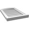 Ekena Millwork Arch Top Surface Mount PVC Gable Vent: Functional, w/ 2"W x 2"P Brickmould Sill Frame, 16"W x 24"H GVPAR16X2403SF - alternate 4